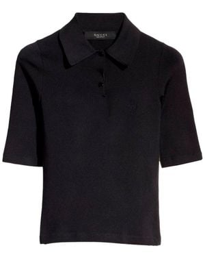 Gucci S/S Polo Neck - Black