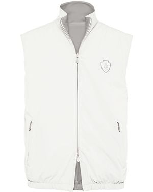 Brunello Cucinelli Sleeveless Jacket - White