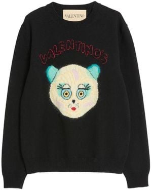 Valentino Garavani 'Le Chat De La Maison' Jumper - Black