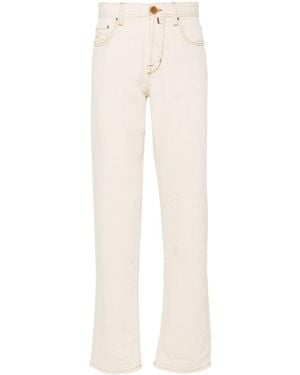 Jacob Cohen 'Harrison' 5-Pocket Straight Jeans - White