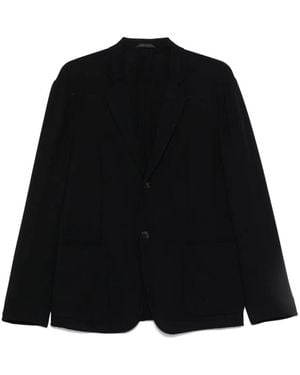 Giorgio Armani Tailored Wool Blazer - Black