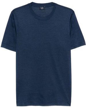 Barba Napoli Crew-Neck T-Shirt - Blue