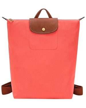 Longchamp 'Le Pliage Original' Medium Backpack - Red