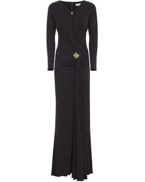 Elisabetta Franchi Carpet Long Dress - Black