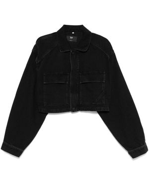 3x1 'Amelia' Crop Jacket - Black