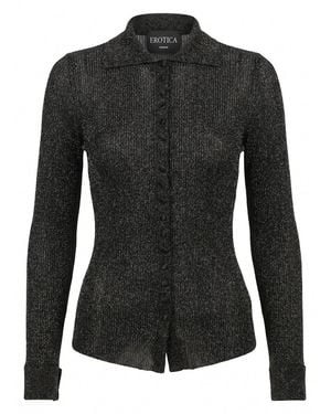 Dondup Lurex Shirt - Black