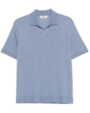 Altea 'Pierre' Short Sleeve Polo - Blue