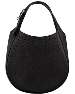 Longchamp 'Le Foulonné' Small Handbag - Black