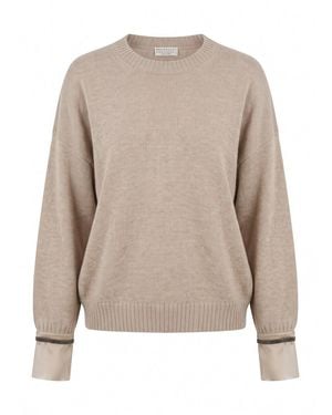 Brunello Cucinelli Cashmere Sweater - Natural