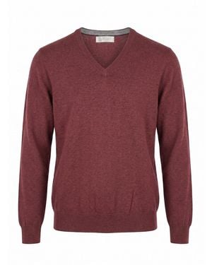 Brunello Cucinelli Cashmere Jumper - Red