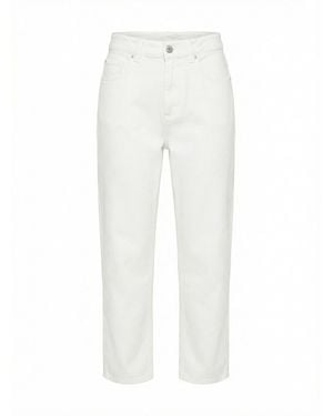Brunello Cucinelli High Waist Jeans - White