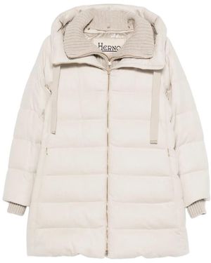 Herno Padded Coat - Natural