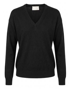 Drumohr V-Neck Sweater - Black