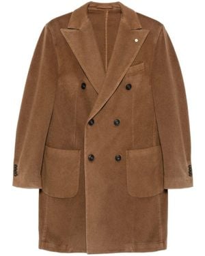 L.B.M. 1911 Wool&Cashmere Coat - Brown
