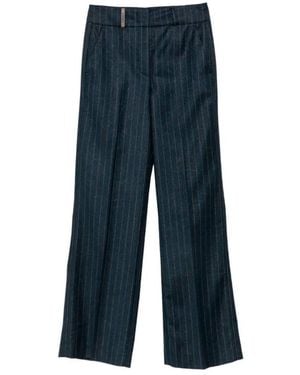 Peserico Trousers - Blue