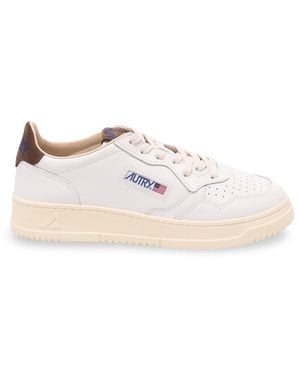 Autry 'Medalist' Low Trainers - Natural
