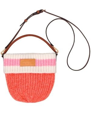 Longchamp 'Le Pliage Cocooning' Small Crossbody Bag - Red