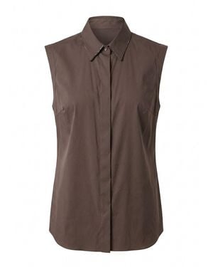 Brunello Cucinelli Stretch Poplin Shirt - Brown