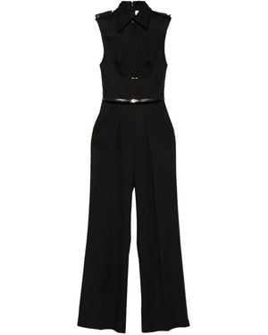 オールインワン・サロペット ELISABETTA FRANCHI JUMPSUITS BLACK JUMPSUIT Women's jumpsuits outlet by Elisabetta Franchi: buy online