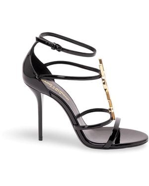 Saint Laurent 'Cassandra Ysl' Sandals - White