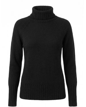 Drumohr Turtle Neck Jumper - Black