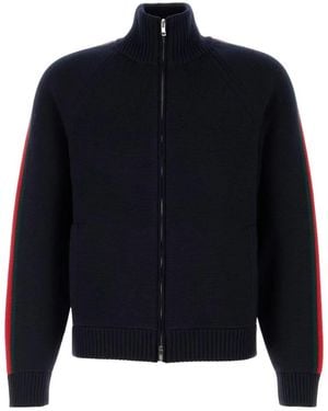 Gucci Long Sleeve Zip Jacket - Blue