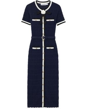 Self-Portrait Mini Dress - Blue