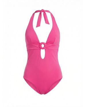 Fisico One-Piece Swimsuit - Pink