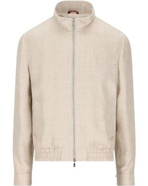 Brunello Cucinelli Bomber Jacket - Natural