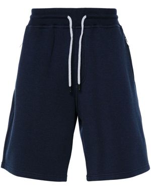 Brunello Cucinelli Cotton Blend Bermuda Shorts - Blue