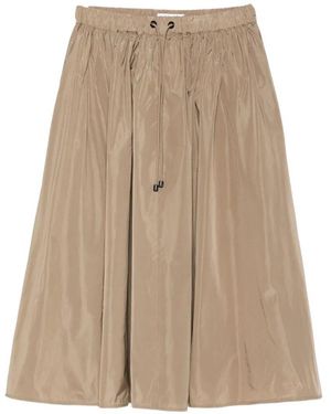 Max Mara Midi Skirt - Natural