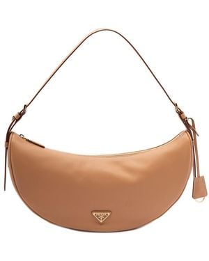 Prada Demi-Lune' Large Shoulder Bag - White