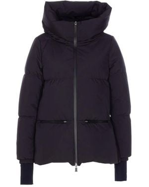Herno Padded Puffer Jacket With Hood - Blue