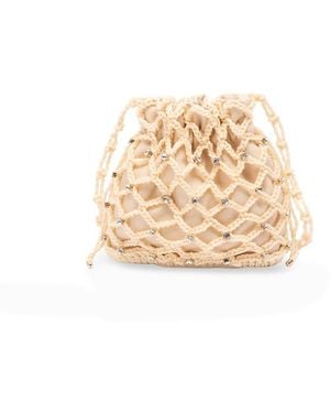 Rosantica Selene Marea' Mini Bag - Natural