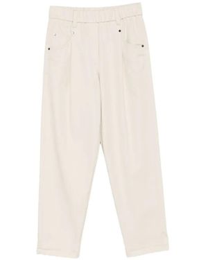 Brunello Cucinelli Trousers - White