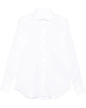 Xacus Royal Oxford Long Sleeve Shirt - White
