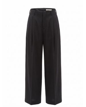 Balenciaga Wide Leg Pants - Black