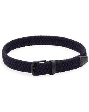 Anderson's Elastic Woven Belt - Blue
