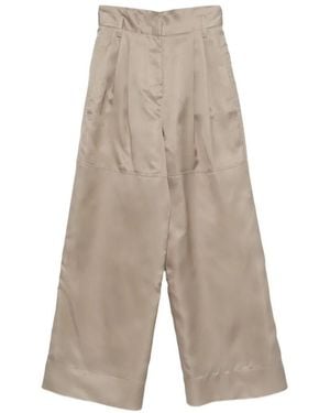 Alberta Ferretti Organza Pants - White