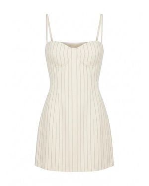 Dondup Bustier Dress - White