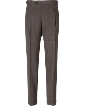 Berwich Relaxed Fit Trousers - Grey
