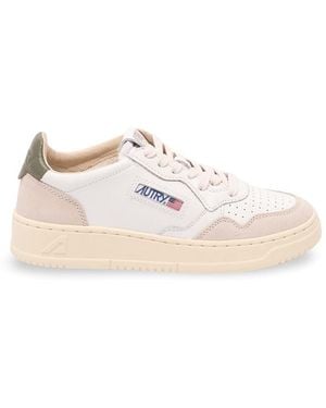 Autry 'Medalist' Low Sneakers - Natural