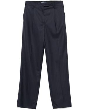 Prada Pinstriped Trousers - Blue