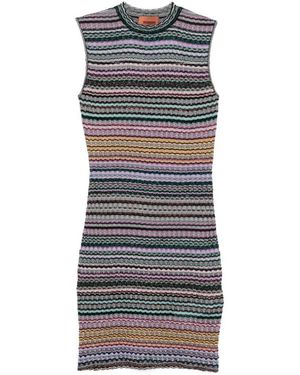 Missoni Sleeveless Short Dress - Yellow