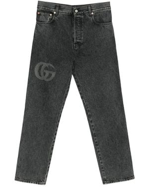 Gucci Cropped Slim Pants - Gray