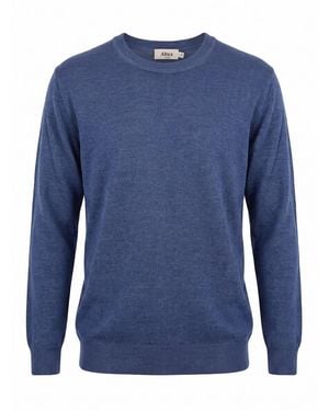 Altea Long Sleeve Crew-Neck Sweater - Blue