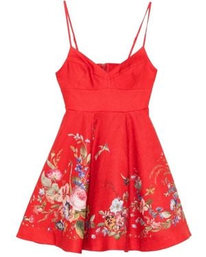 Zimmermann Short Dresses - Red