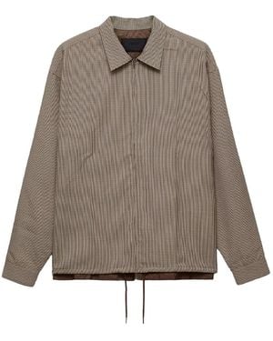 Prada Cord Wool Shirt - Brown