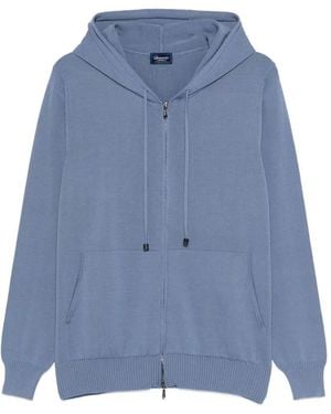 Drumohr Zip Hoodie - Blue