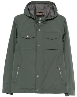 Moorer Fenzi-Stu Hooded Jacket - Green